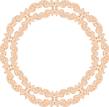 Geleneksel Çin iz sürme kalıbı sınır çerçevesi etrafında