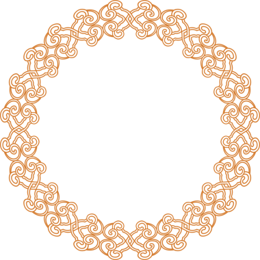 Geleneksel Çin iz sürme kalıbı sınır çerçevesi etrafında