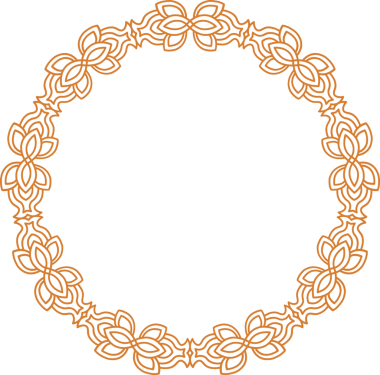 Geleneksel Çin iz sürme kalıbı sınır çerçevesi etrafında