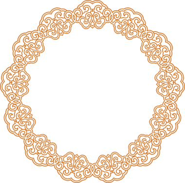 Geleneksel Çin iz sürme kalıbı sınır çerçevesi etrafında