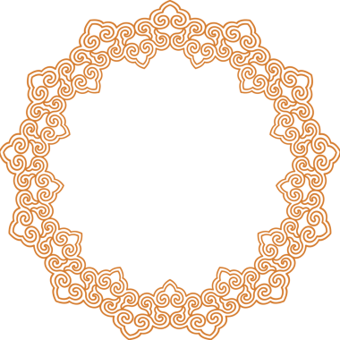 Geleneksel Çin iz sürme kalıbı sınır çerçevesi etrafında