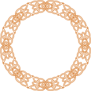 Geleneksel Çin iz sürme kalıbı sınır çerçevesi etrafında