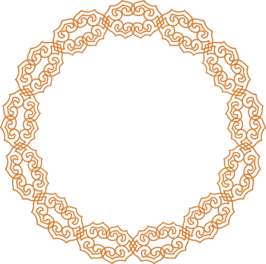 Geleneksel Çin iz sürme kalıbı sınır çerçevesi etrafında