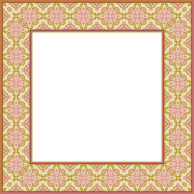 Eski model stil kare çerçeve retro altın pembe yuvarlak eğri çapraz