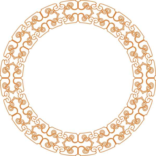 Geleneksel Çin iz sürme kalıbı sınır çerçevesi etrafında