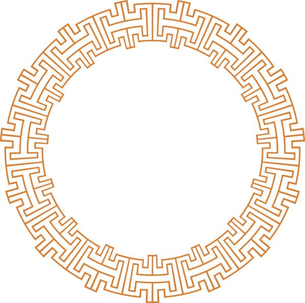 Geleneksel Çin iz sürme kalıbı sınır çerçevesi etrafında