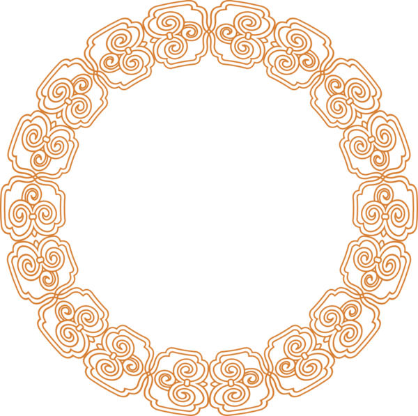 Geleneksel Çin iz sürme kalıbı sınır çerçevesi etrafında