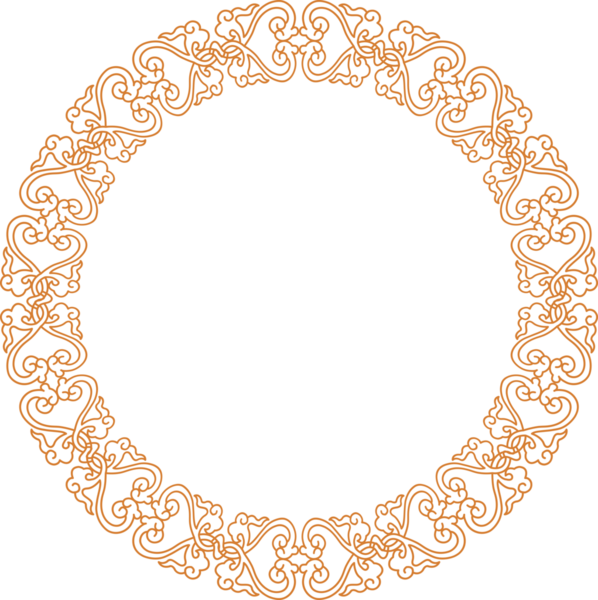 Geleneksel Çin iz sürme kalıbı sınır çerçevesi etrafında