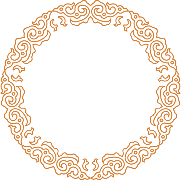 Geleneksel Çin iz sürme kalıbı sınır çerçevesi etrafında