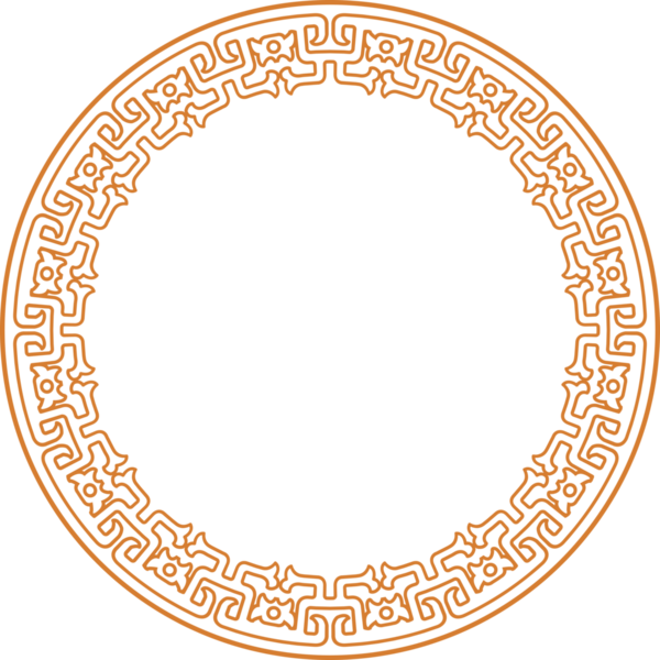 Geleneksel Çin iz sürme kalıbı sınır çerçevesi etrafında