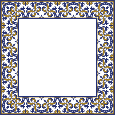 Eski botanik bahçesi eski model stil kare çerçeve