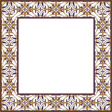 Eski botanik bahçesi eski model stil kare çerçeve