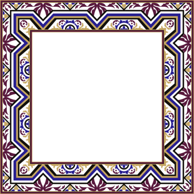 Eski botanik bahçesi eski model stil kare çerçeve