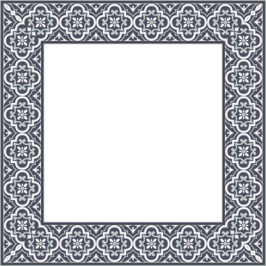 Eski botanik bahçesi eski model stil kare çerçeve