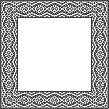Eski model stil kare çerçeve geometri gri çokgen çizgisi