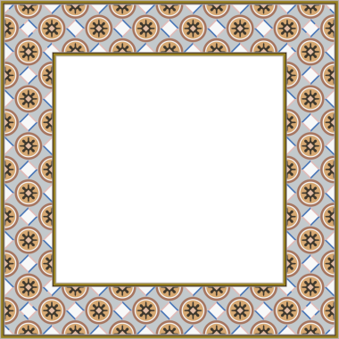 Eski botanik bahçesi eski model stil kare çerçeve