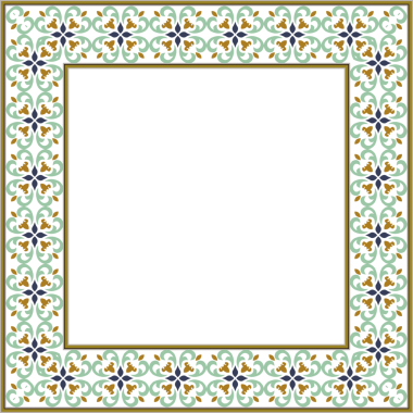 Eski botanik bahçesi eski model stil kare çerçeve