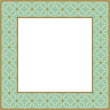 Eski model stil kare çerçeve eğrisi çapraz çizgi