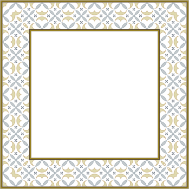 Eski botanik bahçesi eski model stil kare çerçeve