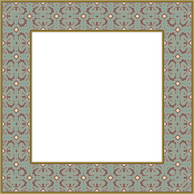 Eski botanik bahçesi eski model stil kare çerçeve