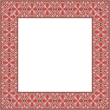 Eski botanik bahçesi eski model stil kare çerçeve