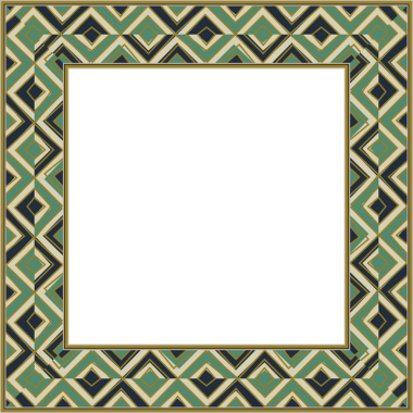 Klasik model stil kare kare kare geometri kare üçgen çapraz