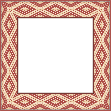 Klasik model stil kare çerçeve geometri çokgen nokta çizgisi