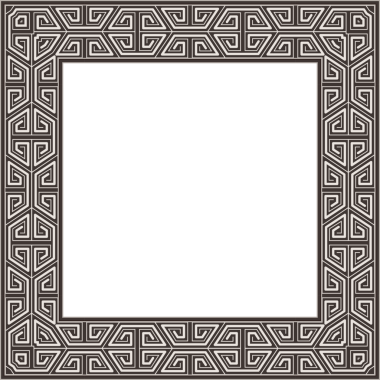 Eski model stil kare çerçeve çokgen çapraz iz sürücü