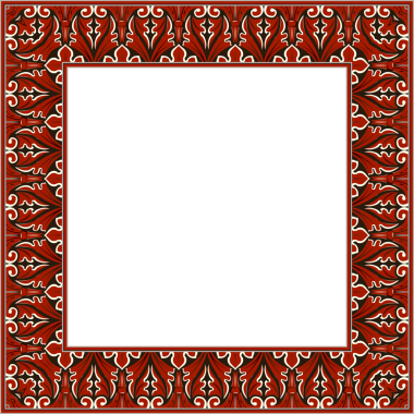 Eski botanik bahçesi eski model stil kare çerçeve