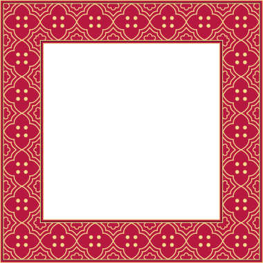 Eski model stil kare çerçeve eğrisi çapraz çizgi nokta