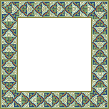 Eski botanik bahçesi eski model stil kare çerçeve