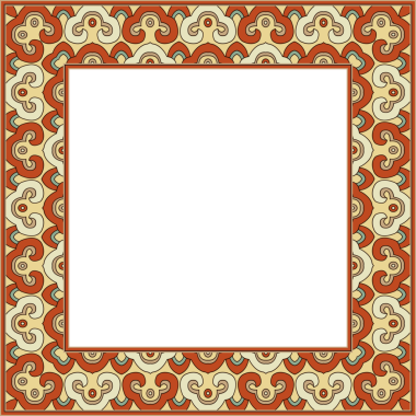 Eski botanik bahçesi eski model stil kare çerçeve