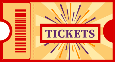 Çizgi film illüstrasyonu, izole nesne eğlence parkı bileti