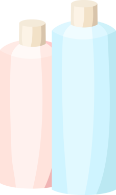 İzole edilmiş spa terapisi nesne örnekleme şişesi