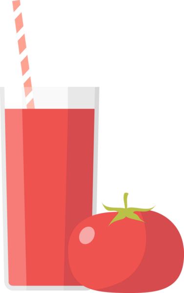 Çizgi film çizimi izole nesne taze meyve domatesi