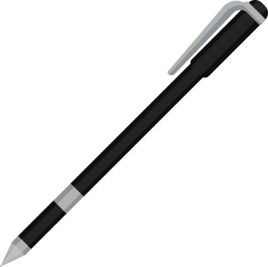 şeffaf arkaplan resmi siyah dolmakalem