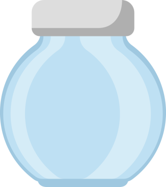 şeffaf arkaplan resmi boş cam şişe