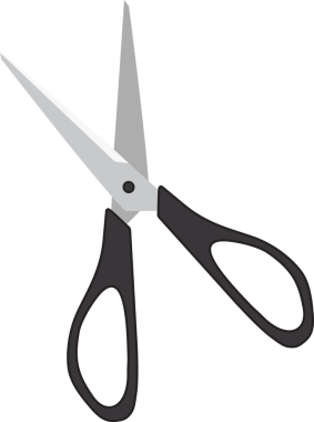 şeffaf arkaplan resim makas kırtasiyesi