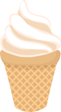 Şeffaf arkaplan resmi tatlı dondurması