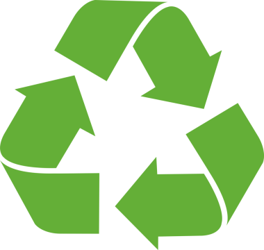 şeffaf arkaplan resmi yeşil geri dönüşüm logosu