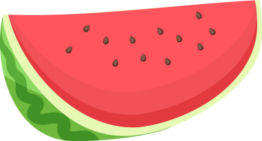 şeffaf arkaplan resmi Bir dilim meyve karpuzu