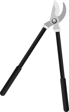 şeffaf arkaplan bahçe makası