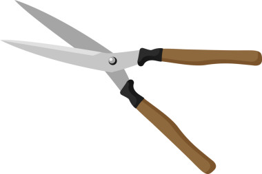 şeffaf arkaplan bahçe makası