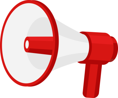 şeffaf arkaplan resmi çizgi film megafonu