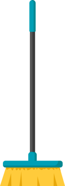 şeffaf arkaplan resmi süpürge çubuğu