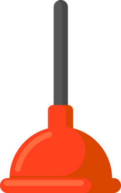 şeffaf arkaplan resmi kırmızı tuvalet taraması