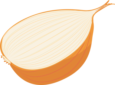 Şeffaf arkaplan resmi. Yiyecek dilimlenmiş soğan.