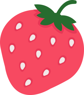 şeffaf arkaplan resmi şirin meyve çileği