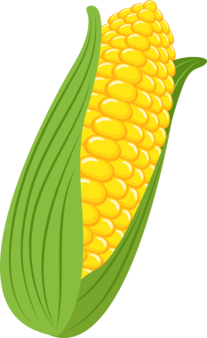 Sebzeli mısır şeffaf arkaplan resmi