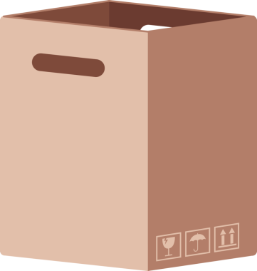 Boş kağıt kutusu açıldı